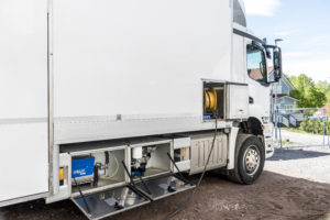 DYNASET HG Hydraulic Generator on Euromaster Tire Service Truck Installation 100