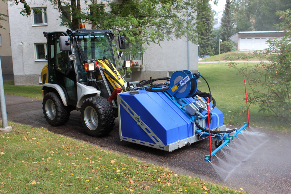 Unité de lavage de voirie Haute Pression KPL DYNASET pour les sociétés de maintenance urbaine.  