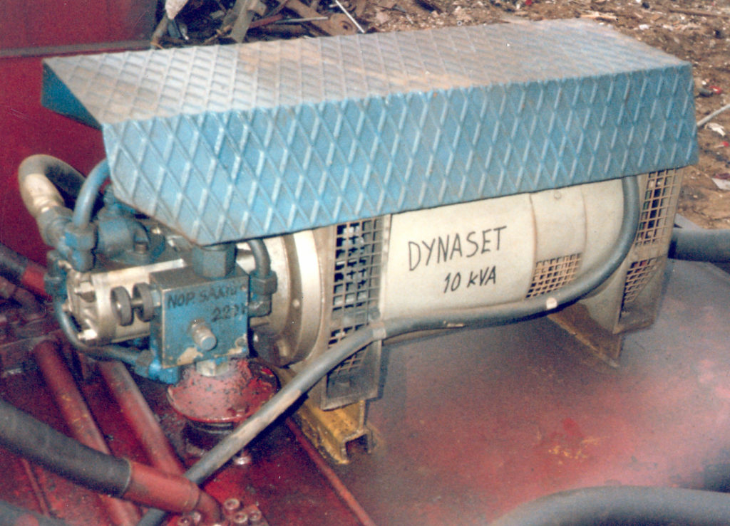 DYNASET HMG Hydraulinen magneettigeneraattori vuodelta 1986