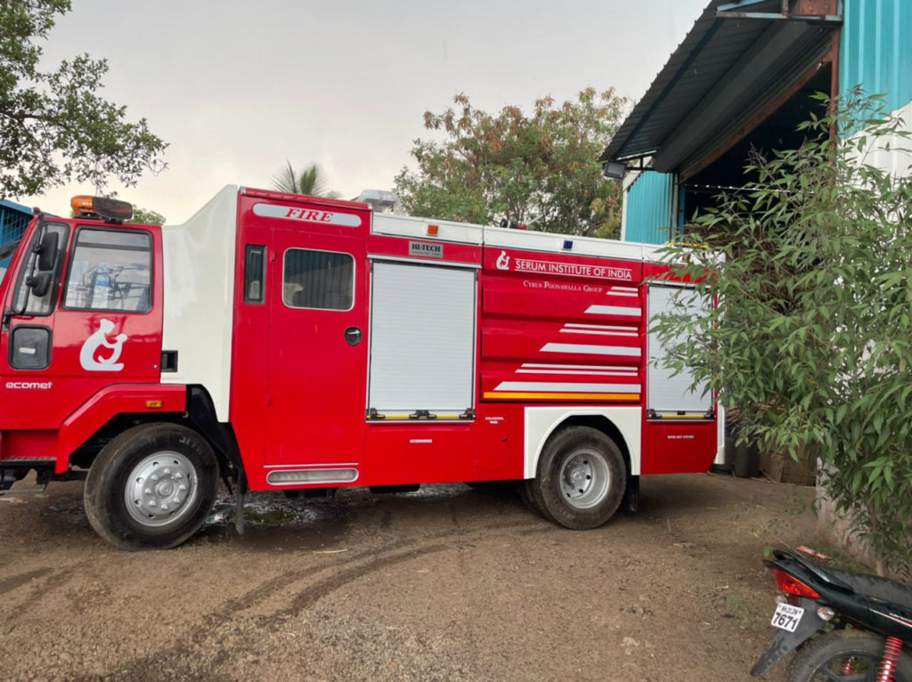 Camion de pompier indien