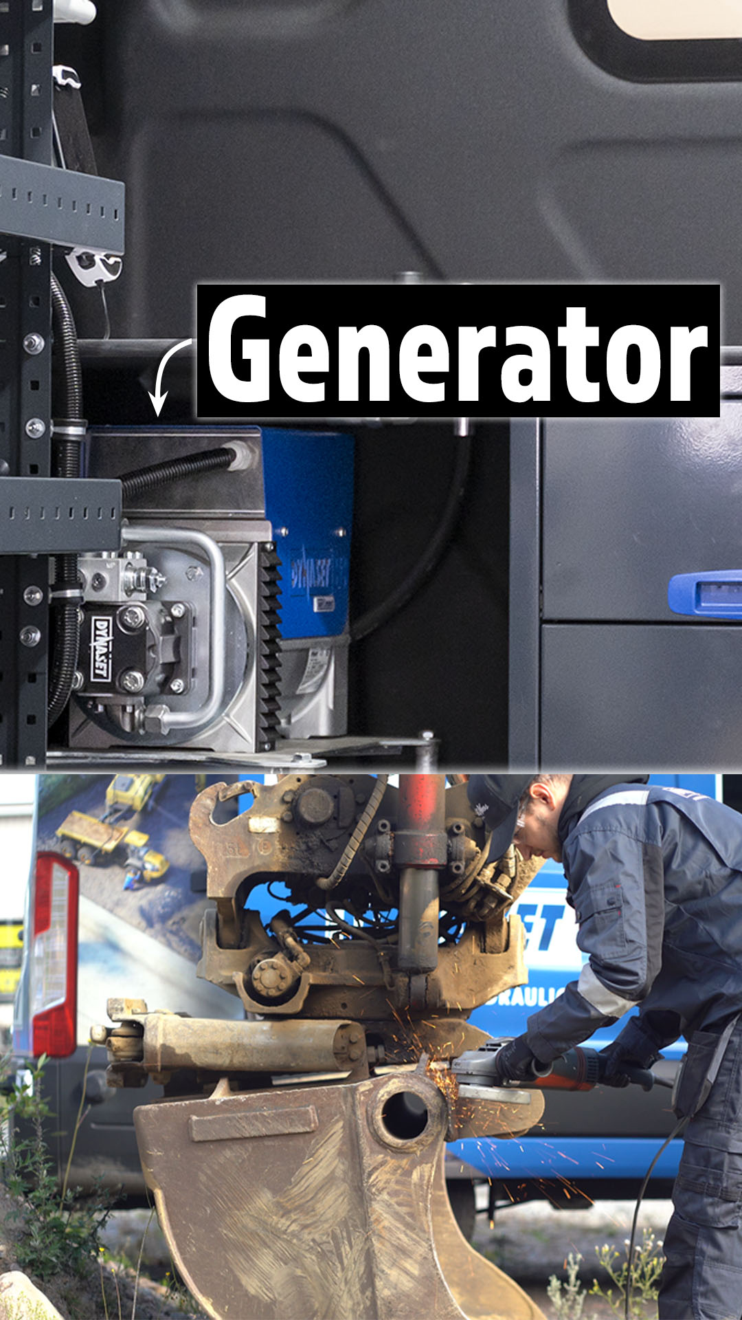 Fully Equipped Service Van Generator Thumbnail 1080x1920px